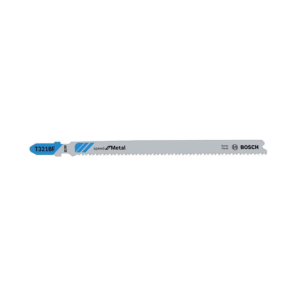 Bosch T321BF3 5-1/4" 12 TPI Speed for Metal T-Shank Jig Saw Blades (3 Pack) - 3
