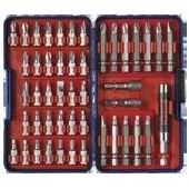 Bosch T4047L High Carbon Steel Hex Shank Screwdriver Bit Set with Case (47 Pack)