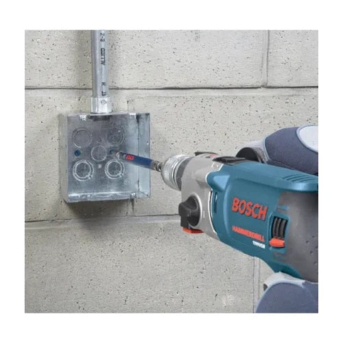 Bosch TC200 5/32" x 4-1/2" Carbide Tipped Flat Shank Hex Masonry Drill Bit - 3