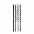 Bosch TC6005 5 Piece 3/16" x 5-1/2" Flat Shank Hex Masonry Drill Bits