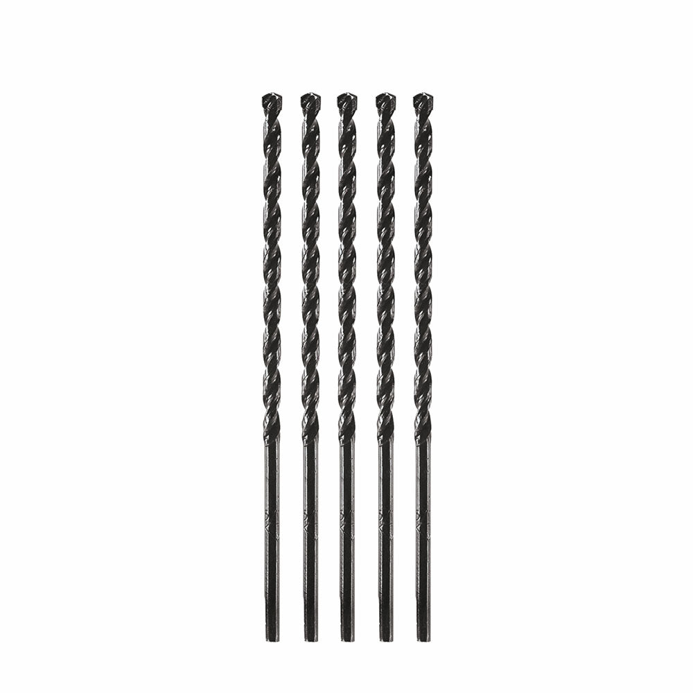 Bosch TC6005 5 Piece 3/16" x 5-1/2" Flat Shank Hex Masonry Drill Bits
