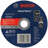 Bosch TCW1S600 6" x 1-16" x 7-8" Arbor Type 1A 46 Grit Metal and Stainless Cutoff Wheel