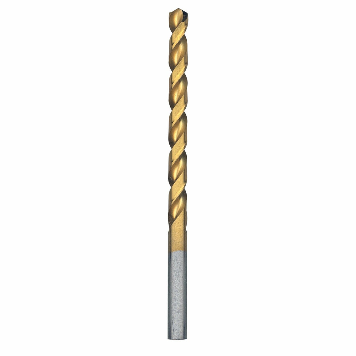 Bosch TI4142 15/64" x 3-7/8" Titanium Nitride Coated Twist Drill Bits for Metal and Wood (12 Pack)