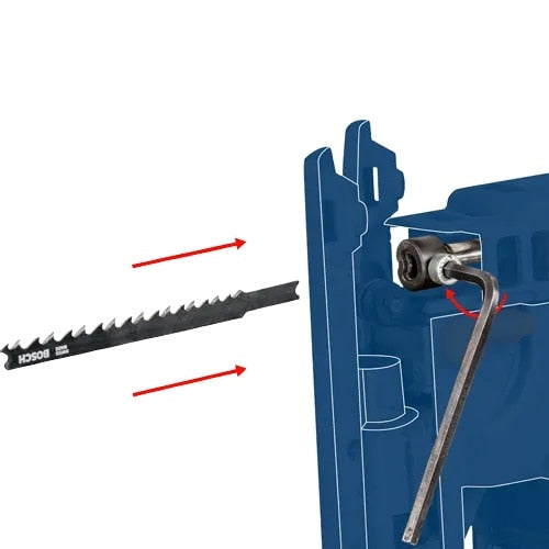 Bosch U101AO3 2-3/4" 20 TPI Clean for Wood U-Shank Jig Saw Blades (3 Pack) - 2