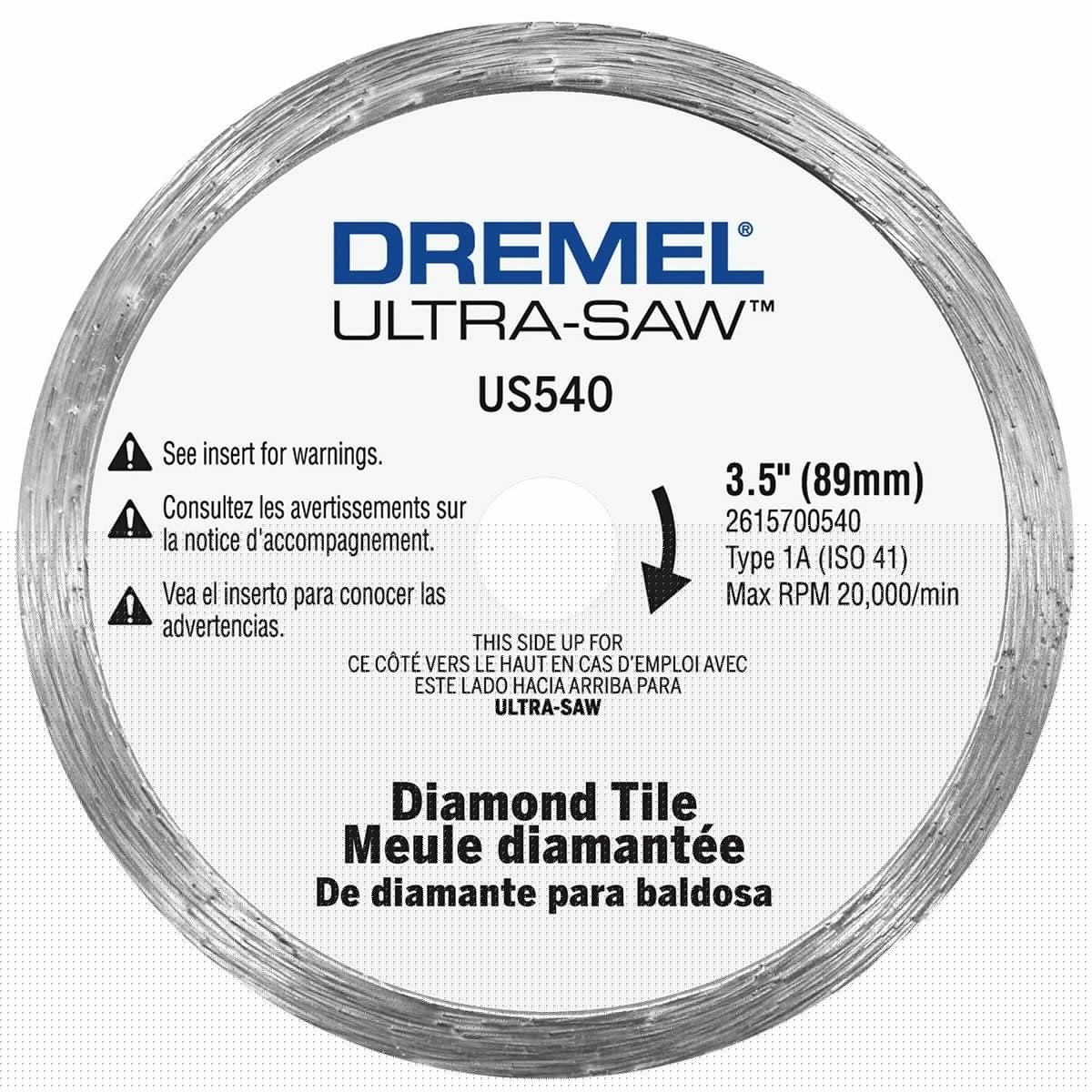 Dremel US540-01 3.5 In. Ultra-Saw Tile Cut-Off Wheel