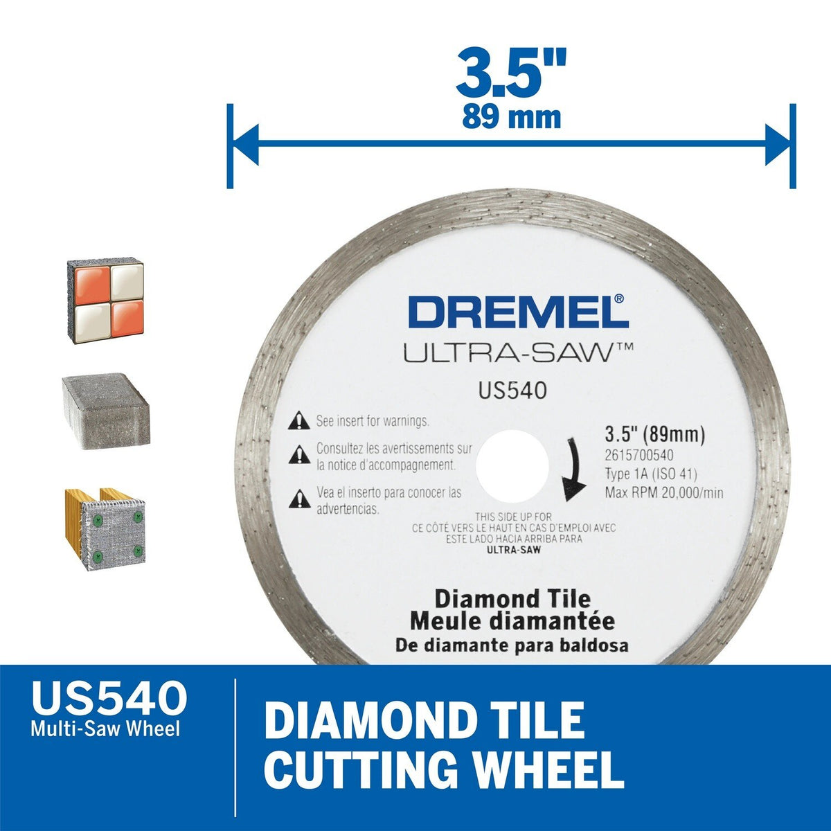 Dremel US700 Ultra-Saw 6-pc. Cutting Kit - 2
