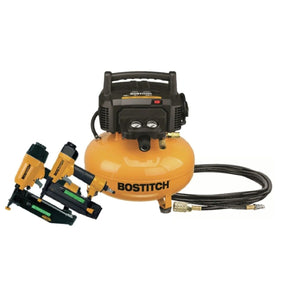 Bostitch BXCM2KIT 6 Gal 150 PSI Electric Pancake Air Compressor 2-Nailer Combo Kit