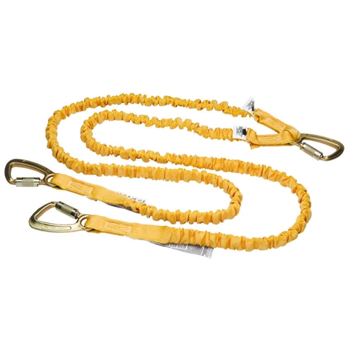 Werner C452300 SoftCoil Twinleg Lanyard (Carabiners) - 6'