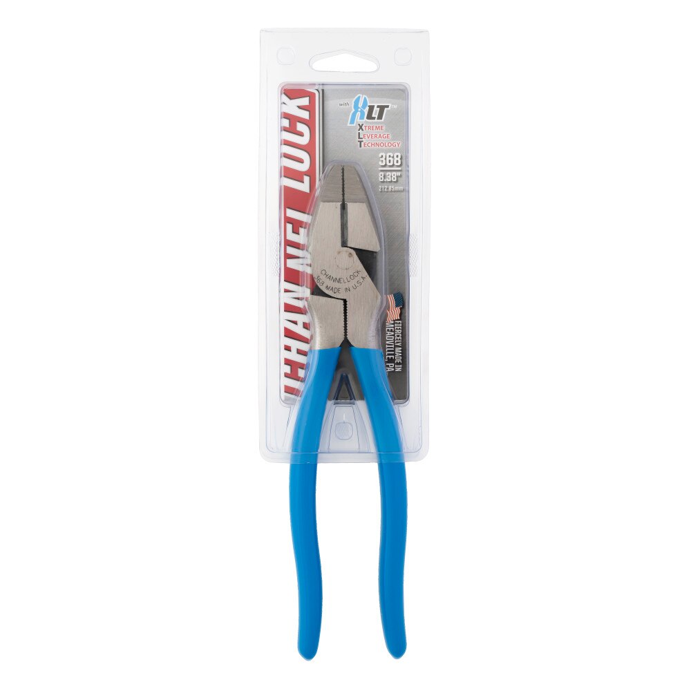 Channellock 368 8.38" HL Linemens Plier, XLT, Round Nose - 3