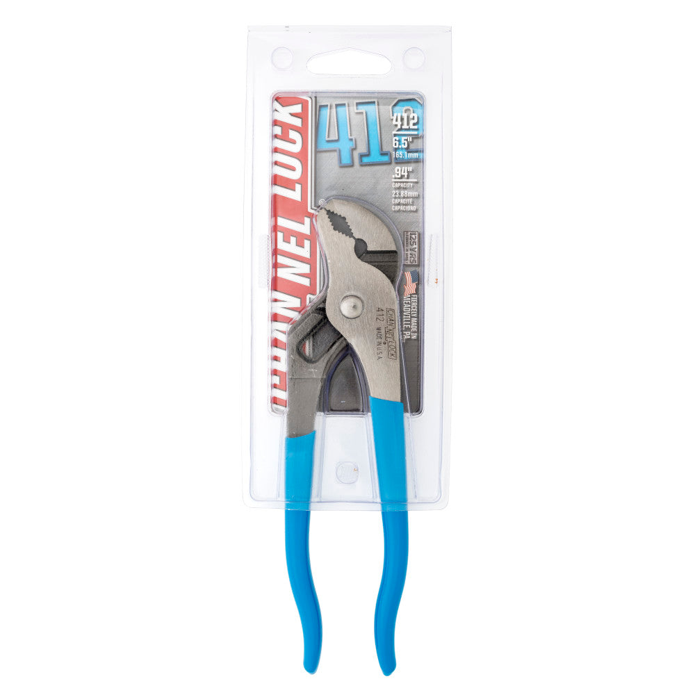 Channellock 412 6.5" Tongue & Groove, V Jaw - 2