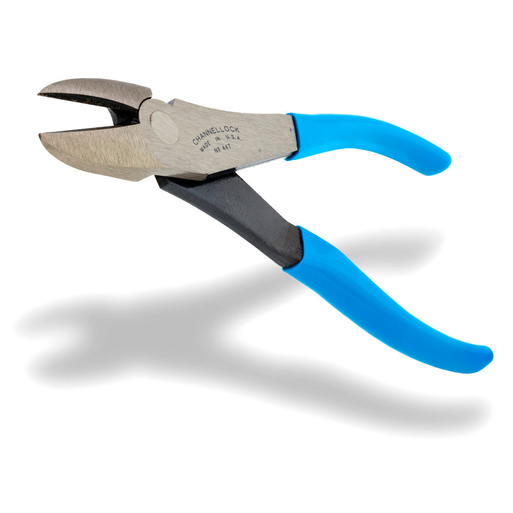 Channellock 447 7.75" HL Diag Cutting Plier, Curved Lap Joint - 2