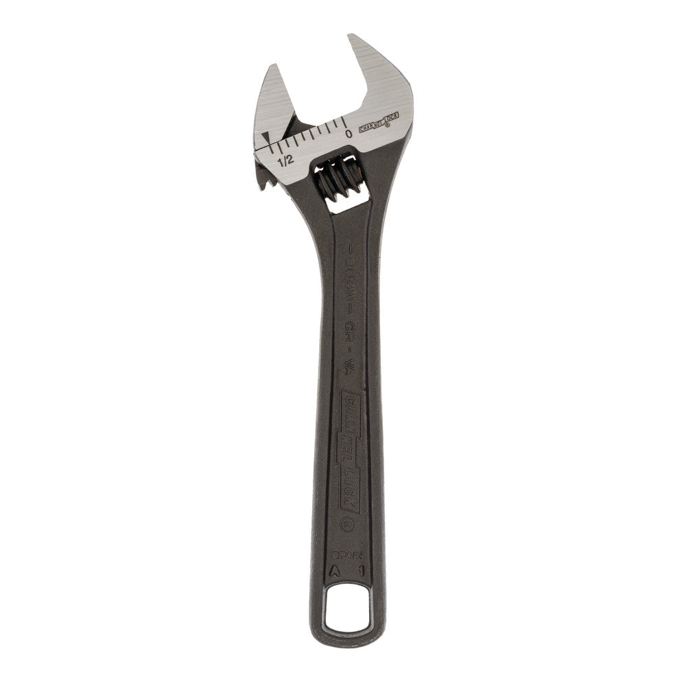 Channellock 804N 4" Adj Wrench, Black Phosphate