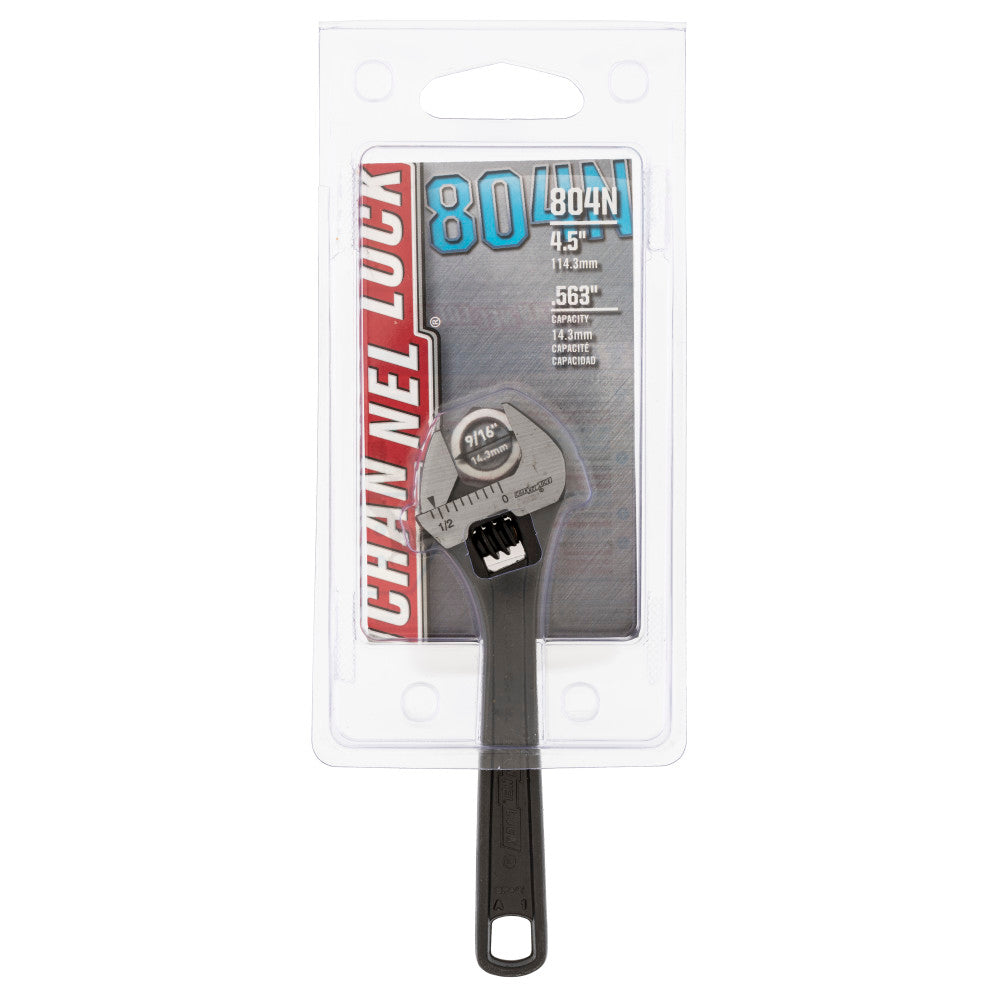 Channellock 804N 4" Adj Wrench, Black Phosphate - 2