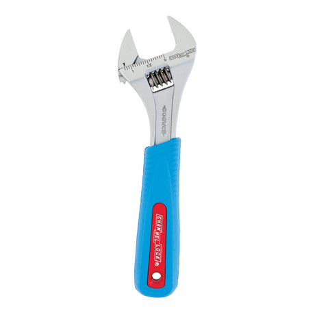 Channellock 808WCB 8" Adj Wrench, Wide, Chrome, Code Blue