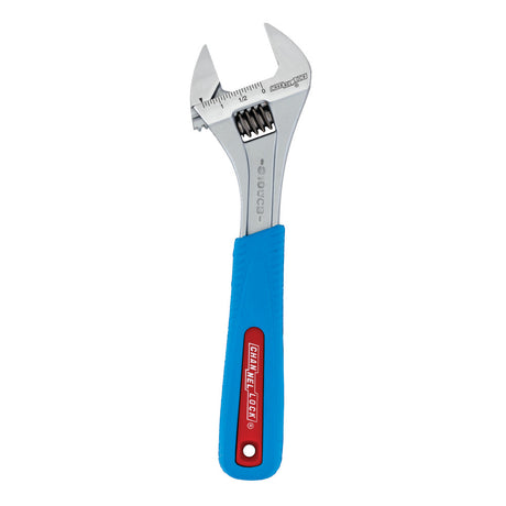 Channellock 810WCB 10" Adj Wrench, Wide, Chrome, Code Blue