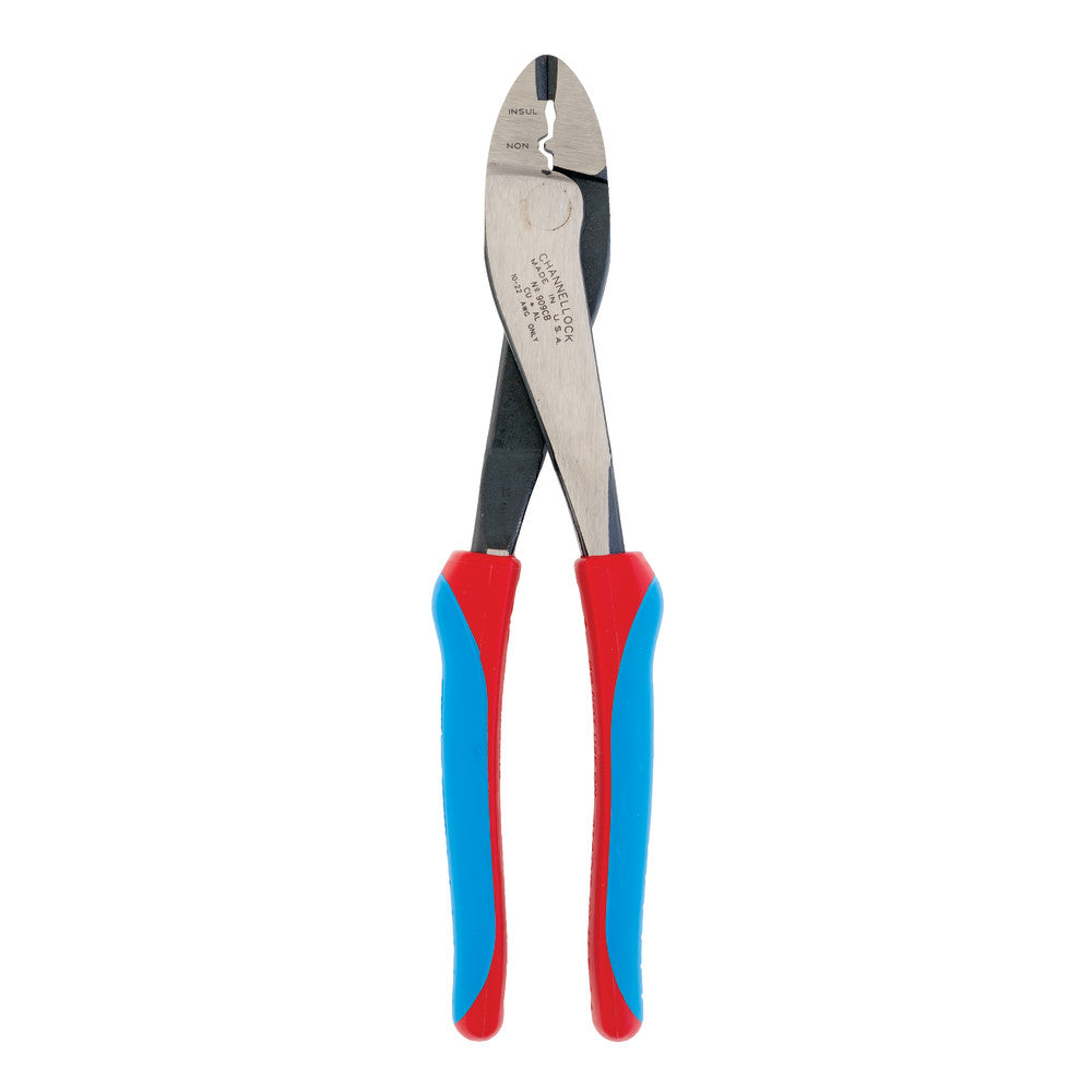 Channellock 909CB 9.5" Crimping Plier, Cutter, Code Blue