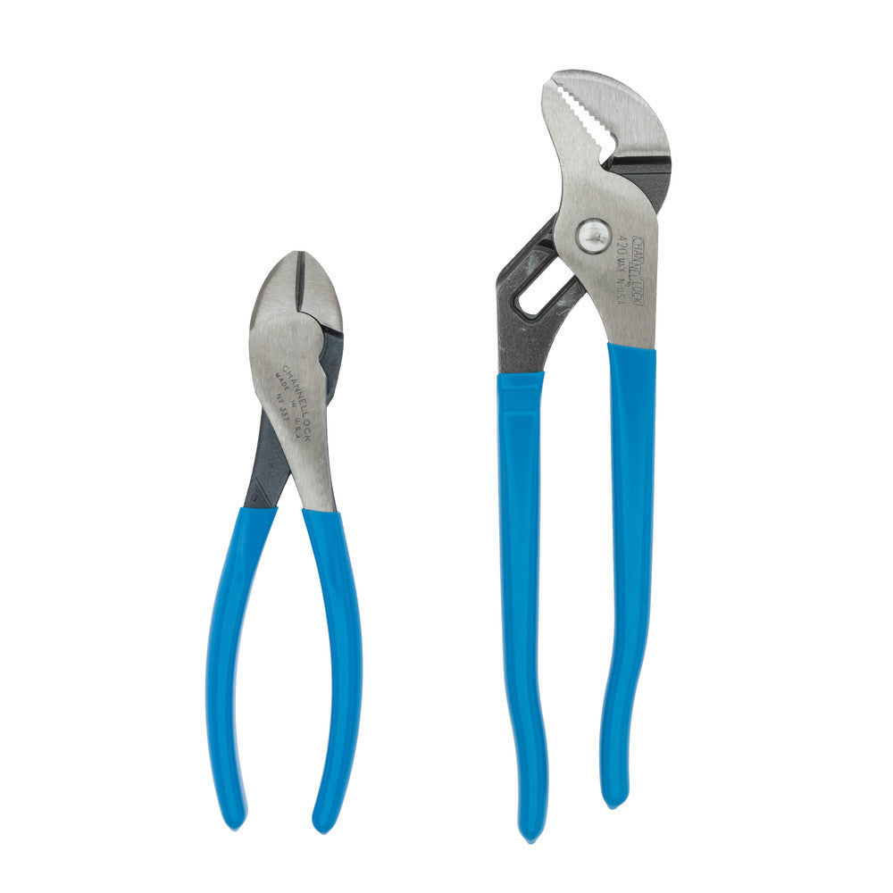Channellock GS-2 2pc Plier Set, 7" Cutter, 9.5" T&G