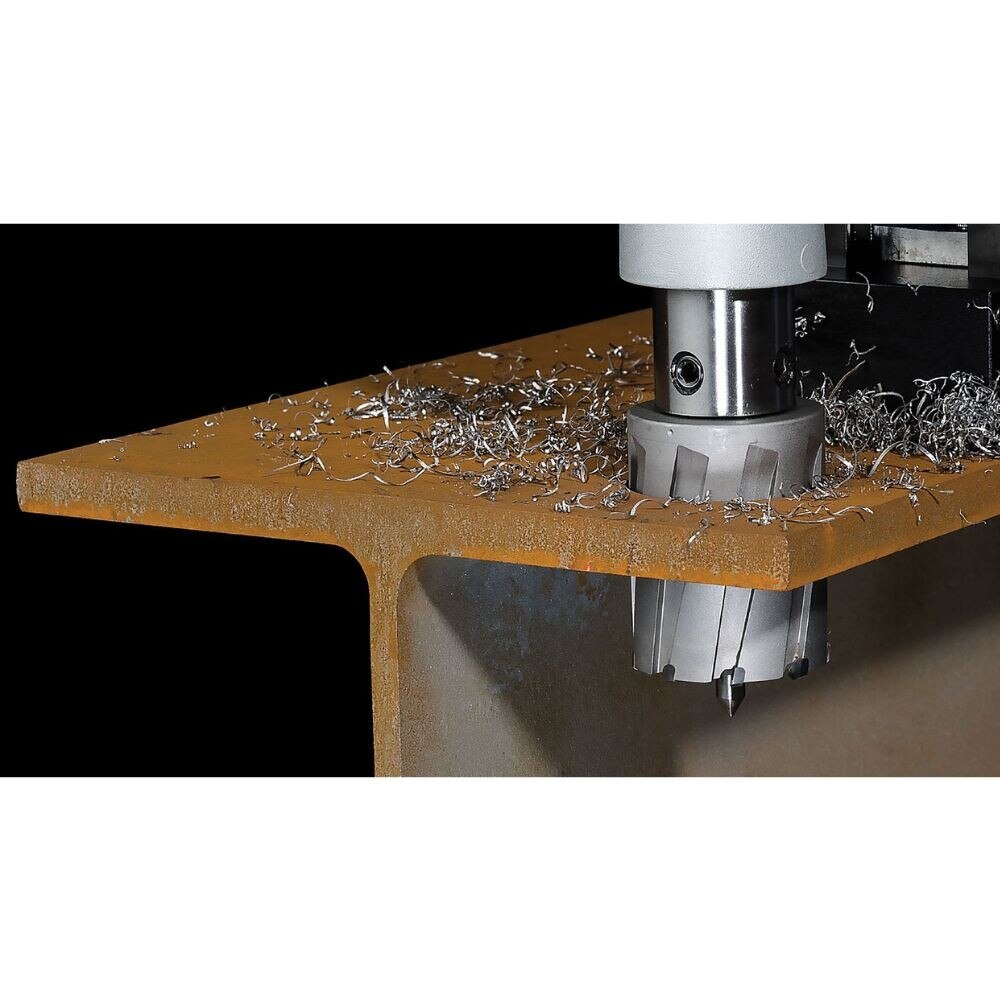 CS Unitec 9-1-2104 C 3-1/4" Dia x 2-3/8" Depth | Hornet Annular Cutter Tungsten Carbide Tipped (TCT) | 1-1/4" Weldon Shank | Pilot Pin Included - 8