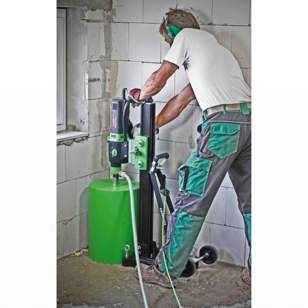 Eibenstock CS Unitec EBM 352/3 PSV Wet Core Drill | 14 in. Capacity | w/ Easy Mount Anchor/Vacuum Stand with Vacuum Pump | 3-Speed |MADE IN GERMANY 120V - 6