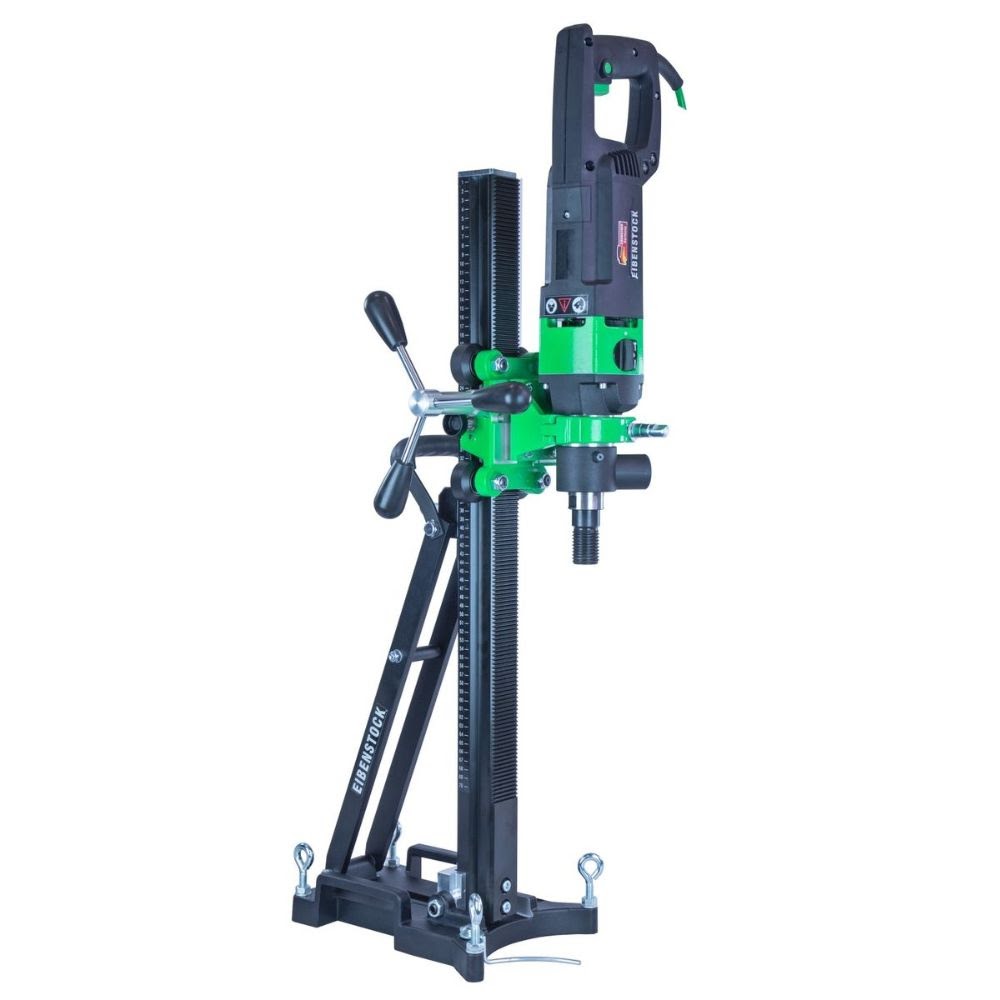 Eibenstock CS Unitec ESD 162 POSA IHT Impact Dry Handheld Core Drill for Concrete w/ Anchor Stand Kit | 6-3/8" Capacity in Reinforced Concrete/8" in Brick/Block | MADE IN GERMANY 120V