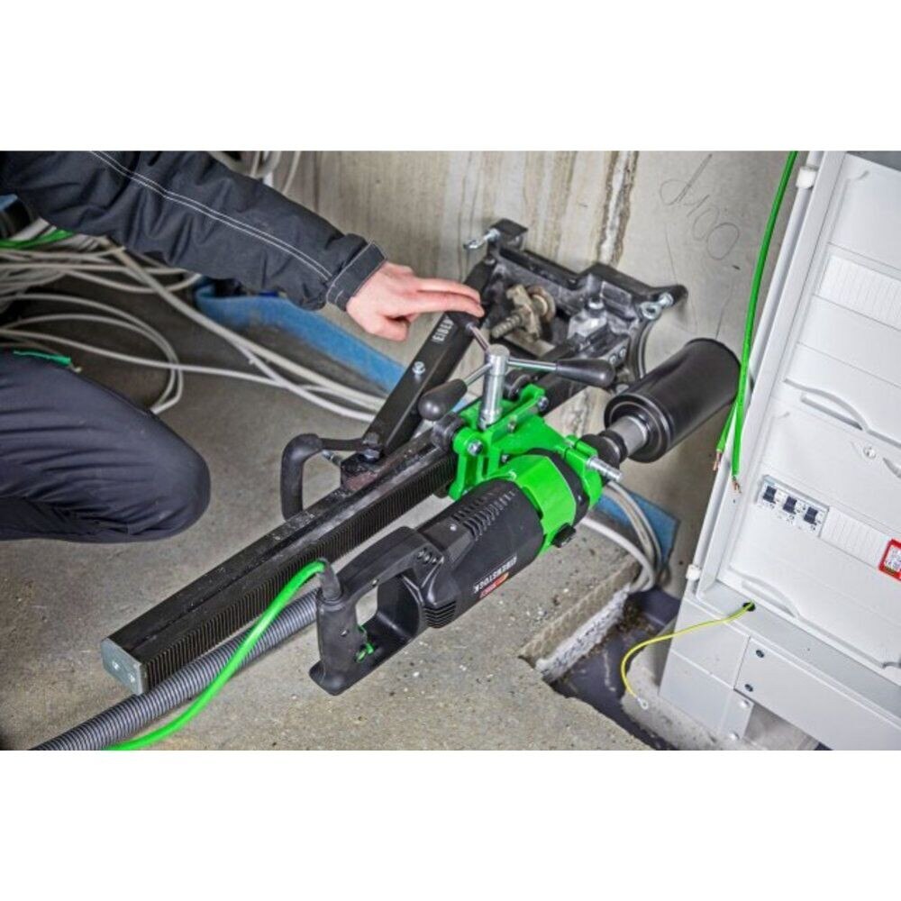 Eibenstock CS Unitec ESD 162 POSA IHT Impact Dry Handheld Core Drill for Concrete w/ Anchor Stand Kit | 6-3/8" Capacity in Reinforced Concrete/8" in Brick/Block | MADE IN GERMANY 120V - 5