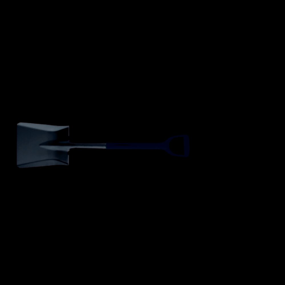 Carltsoe Safety CS Unitec Ex1005D-270A Aluminum Bronze Non-Sparking, Low-Magnetism, Corrosion Resistant Round Point Shovel with Nupla Handle (1005DU-270A)