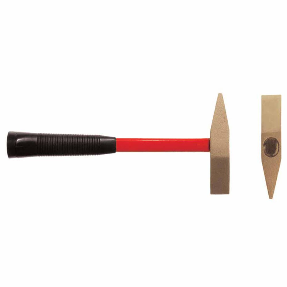 Carltsoe Safety CS Unitec Ex106U-0100A Aluminum Bronze Non-Sparking, Low-Magnetism, Corrosion Resistant Scaling Hammer 1 Lbs (0.46 Kg) (106UU-0100A)