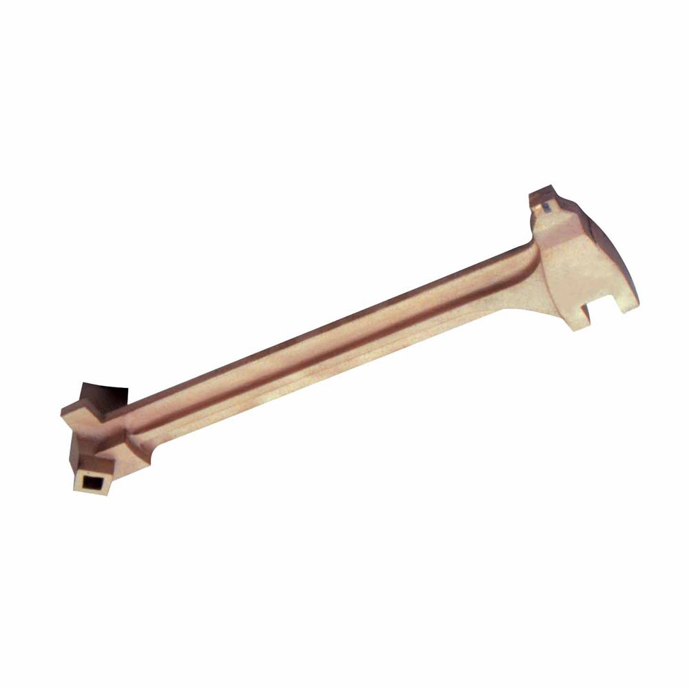 Carltsoe Safety CS Unitec Ex110S-385A Aluminum Bronze Non-Sparking, Low-Magnetism, Corrosion Resistant Bung Wrench (For 22 diff. Bungs) (110SU-385A)