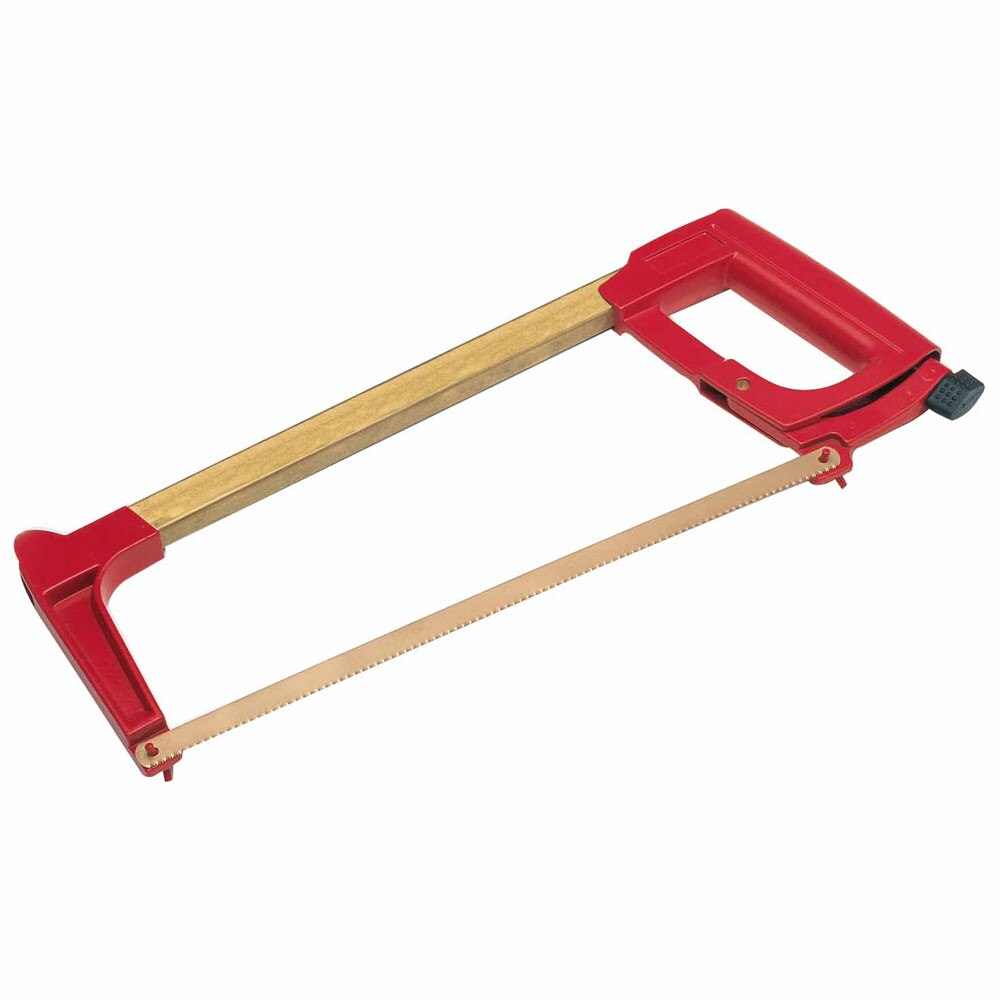 Carltsoe Safety CS Unitec Ex118A-395A Aluminum Bronze Non-Sparking, Low-Magnetism, Corrosion Resistant 12" Hacksaw Frame (118AU-395A)