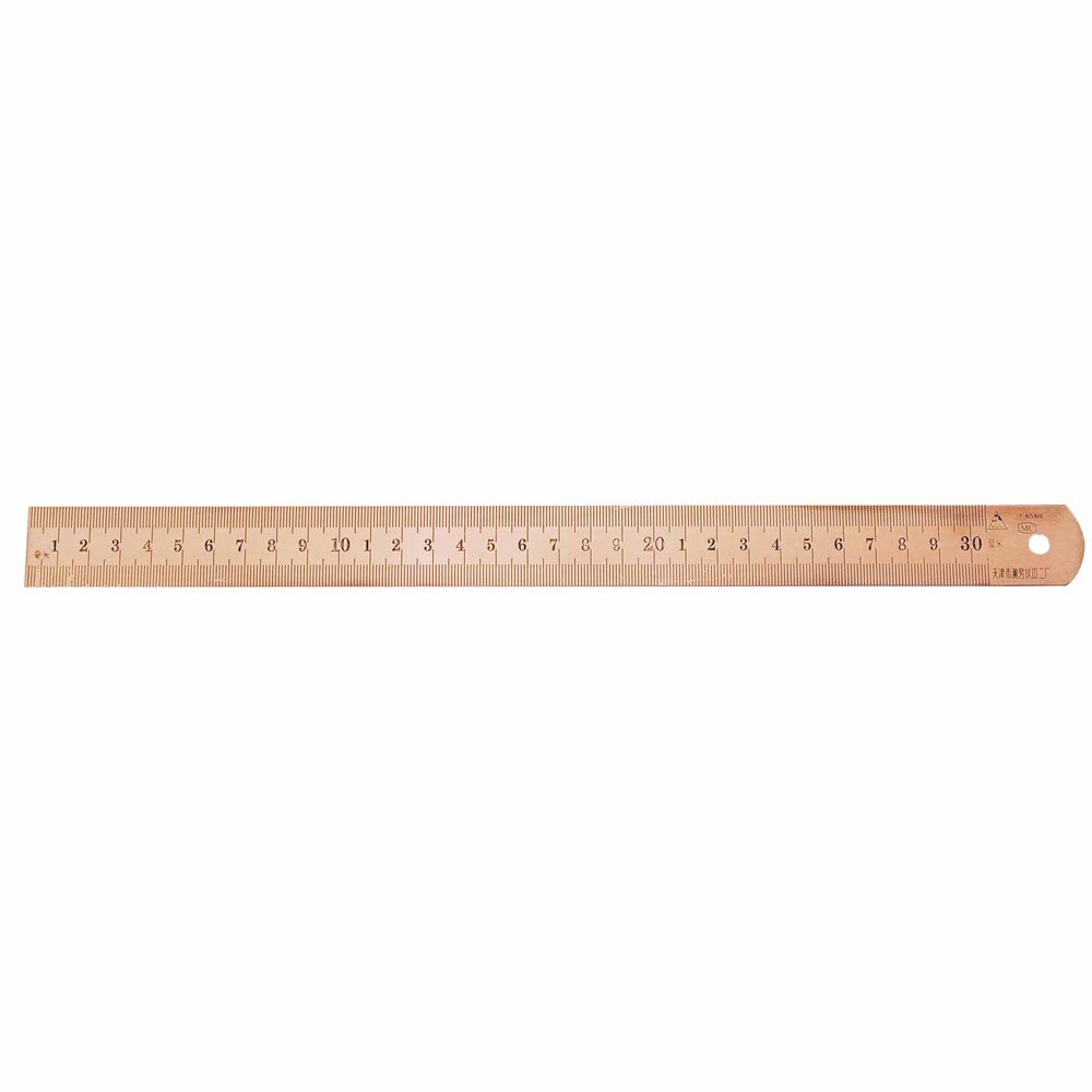 Carltsoe Safety CS Unitec Ex1601-300B Copper Beryllium Non-Sparking, Non-Magnetic, Corrosion Resistant 12" Ruler (1601U-300B)