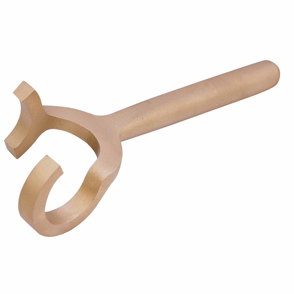 Carltsoe Safety CS Unitec Ex207S-215A Aluminum Bronze Non-Sparking, Low-Magnetism, Corrosion Resistant Valve Wheel Wrench (207SU-215A)