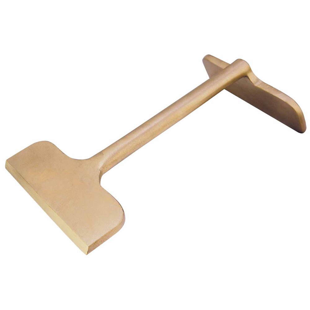 Carltsoe Safety CS Unitec Ex405-125A Aluminum Bronze Non-Sparking, Low-Magnetism, Corrosion Resistant Deck Scraper 5" (125 mm) (405U-125A)