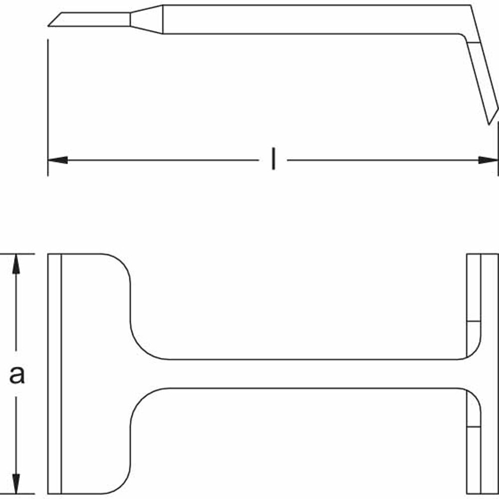 Carltsoe Safety CS Unitec Ex405-75A Aluminum Bronze Non-Sparking, Low-Magnetism, Corrosion Resistant Deck Scraper 3" (75 mm) (405U-75A) - 2