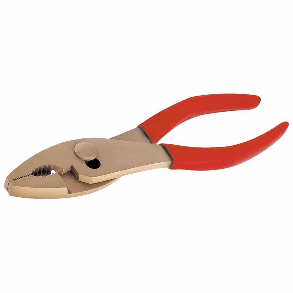 Carltsoe Safety CS Unitec Ex605-8A Aluminum Bronze Non-Sparking, Low-Magnetism, Corrosion Resistant Adjustable 8" Combination Pliers (605U-8A)