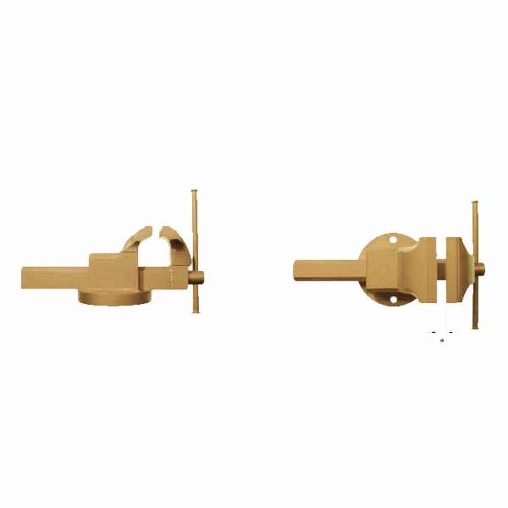 Carltsoe Safety CS Unitec Ex902-125A Aluminum Bronze Non-Sparking, Low-Magnetism, Corrosion Resistant 5" Parallel Vise (902U-125A) - 2
