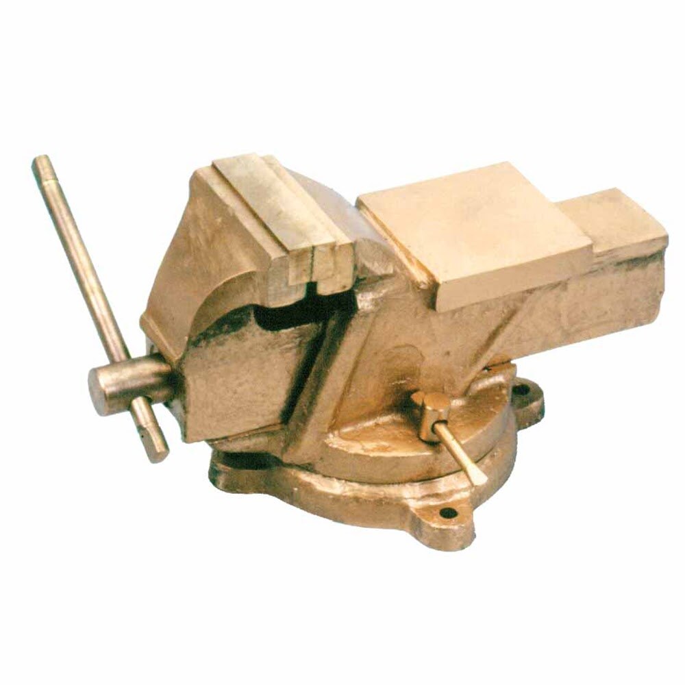 Carltsoe Safety CS Unitec Ex902-125B Copper Beryllium Non-Sparking, Non-Magnetic, Corrosion Resistant 5" Parallel Vise (902U-125B)