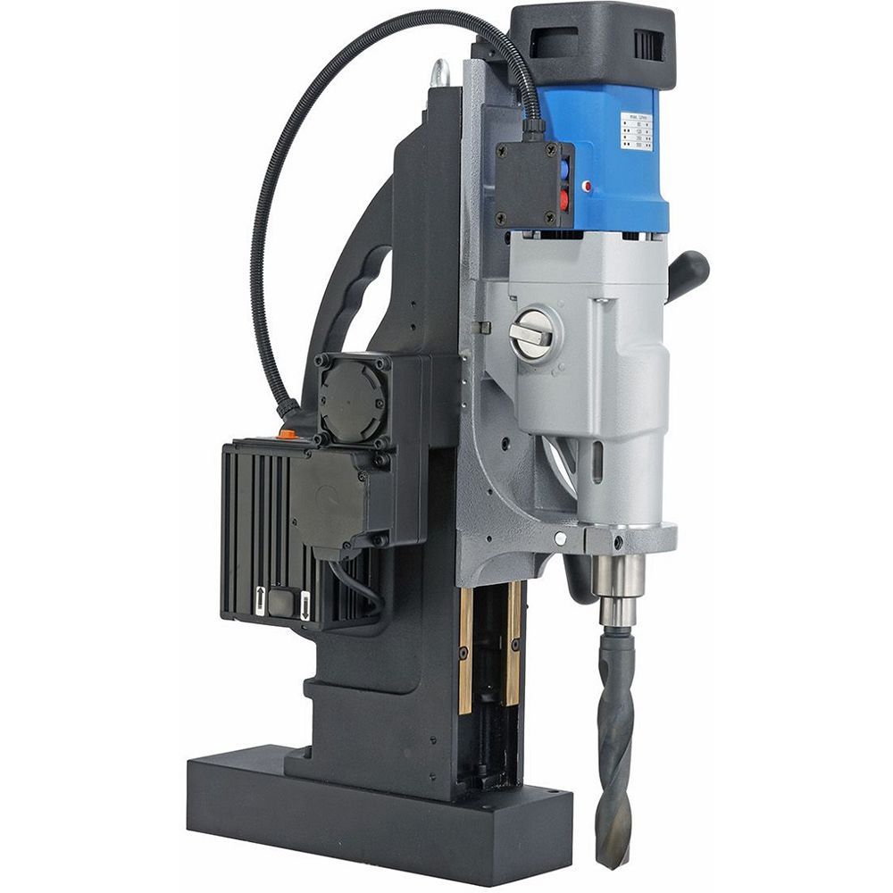 BDS CS Unitec MAB 1300 V Automatic Magnetic Drill | 6" Dia. Capacity, 12" Stroke| Variable Speed through 4-Gears, Reversible Tap up to 1-5/8" Dia., Variable Torque, Reversible Motor, Power Assist