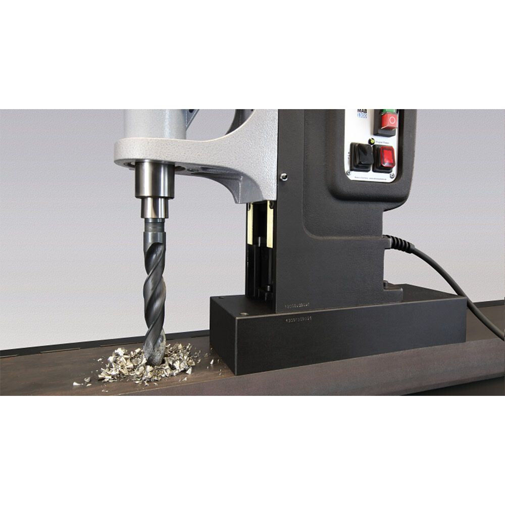 BDS CS Unitec MAB 1300 V Automatic Magnetic Drill | 6" Dia. Capacity, 12" Stroke| Variable Speed through 4-Gears, Reversible Tap up to 1-5/8" Dia., Variable Torque, Reversible Motor, Power Assist - 7