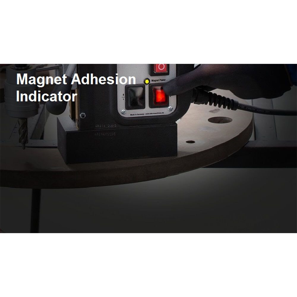 BDS CS Unitec MAB 845 V Automatic Magnetic Drill with Adjustable base | 4-1/16" | Variable Speed through 4-Gears, Variable Torque, Power Assist, Reversible Motor, Large Stroke - 6