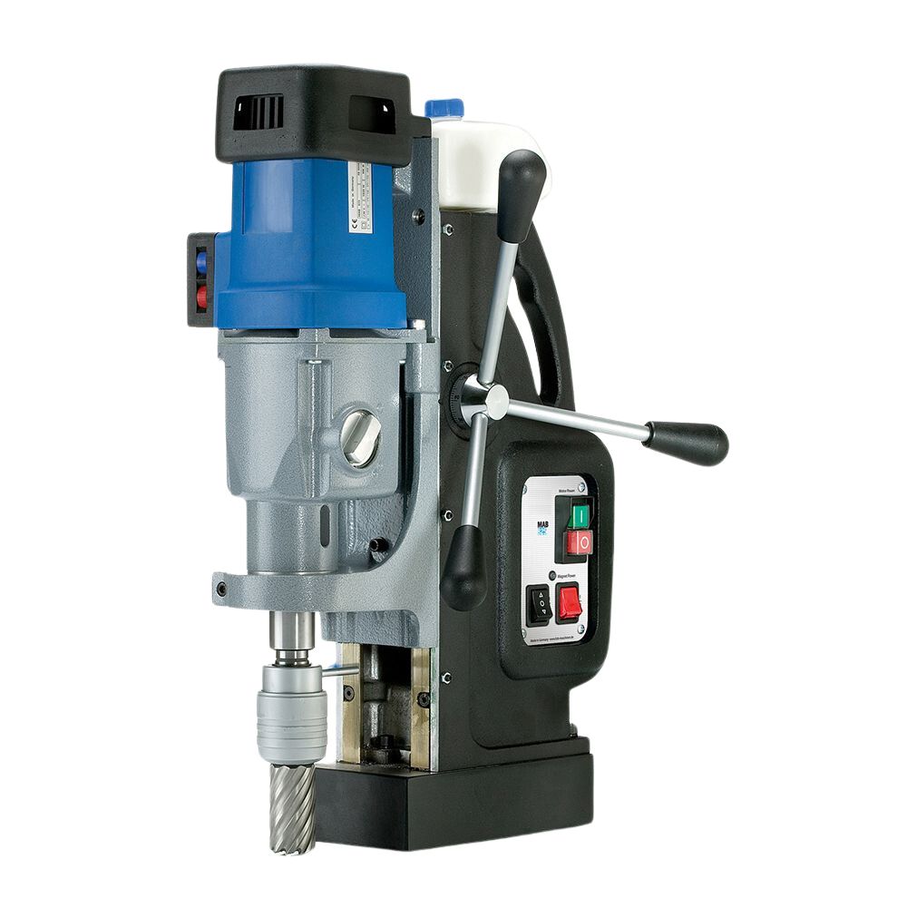 BDS CS Unitec MAB 845 Magnetic Drill with Adjustable Base | 4-1/16" | Variable Speed through 4-Gears, Variable Torque, Power Assist, Reversible Motor, Large Stroke