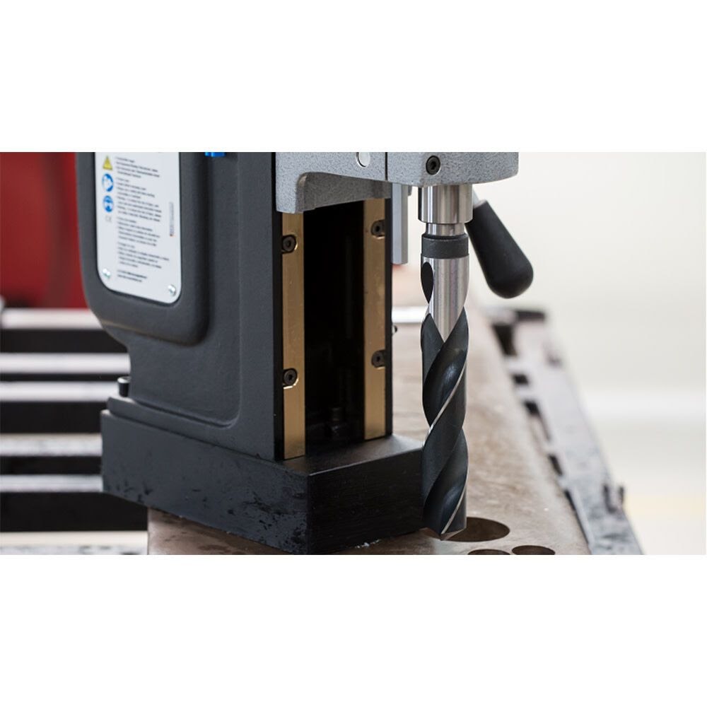 BDS CS Unitec MAB 845 Magnetic Drill with Adjustable Base | 4-1/16" | Variable Speed through 4-Gears, Variable Torque, Power Assist, Reversible Motor, Large Stroke - 4