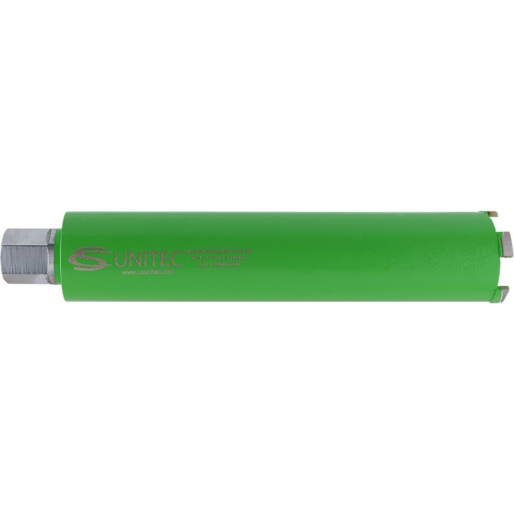 CS Unitec PB3121334 3-1/2" Dia. IHT Dry Core Bit for Dry Core Drilling in reinforced concrete, brick, block, and more