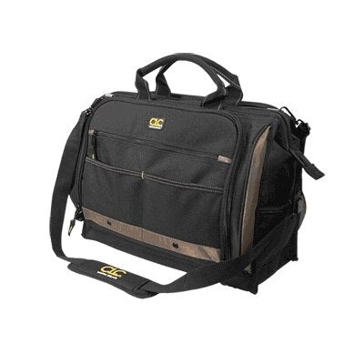 Custom Leather Craft 1539 Large Multi-Compartment 50 Pocket Tool Carrier - 3