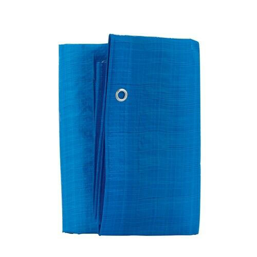 Calsak B1620 16' x 20' Blue Poly Tarp (070632) - 2