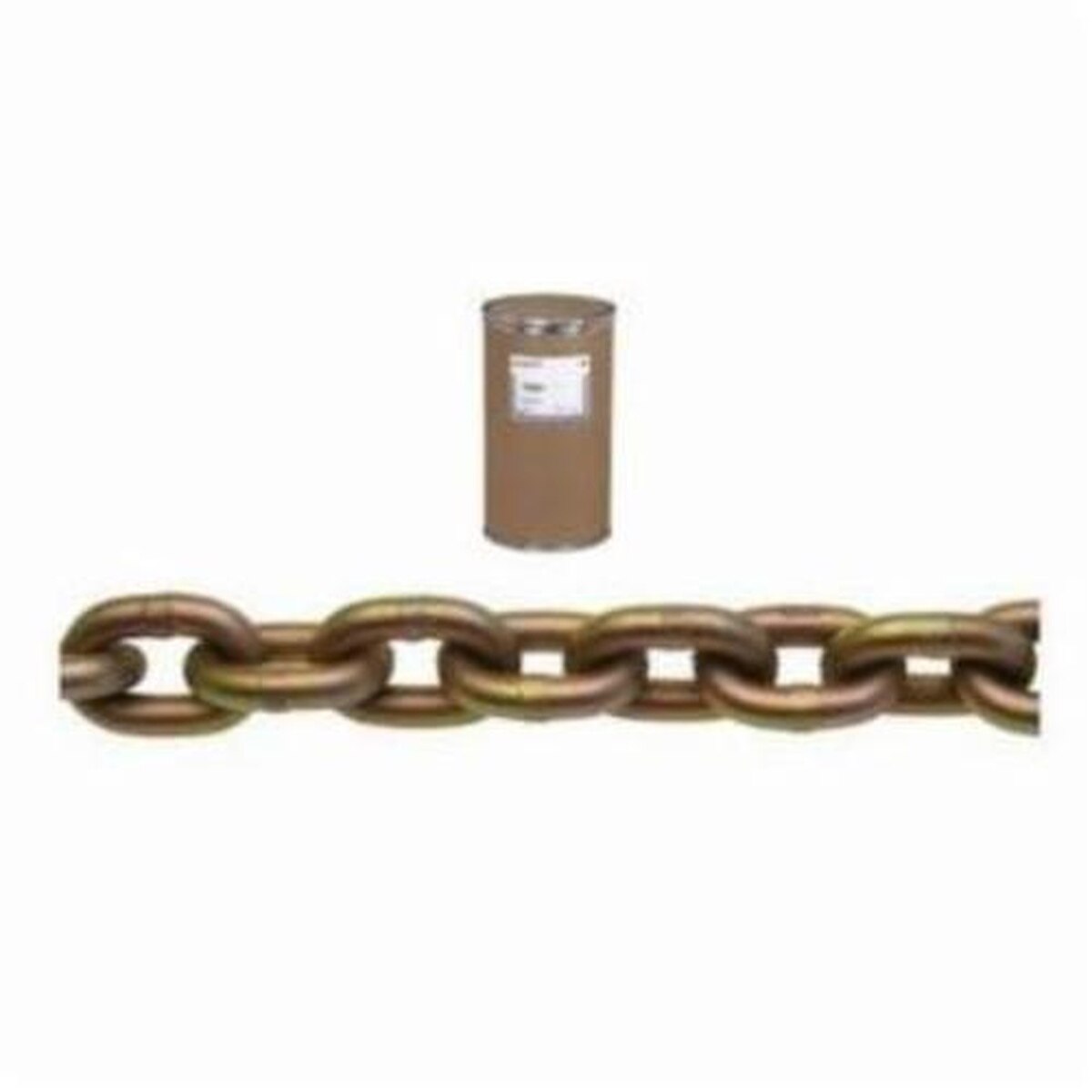 Campbell 510812 1-2" Grade 70 Yellow Chromate Transport Chain Drum (200')