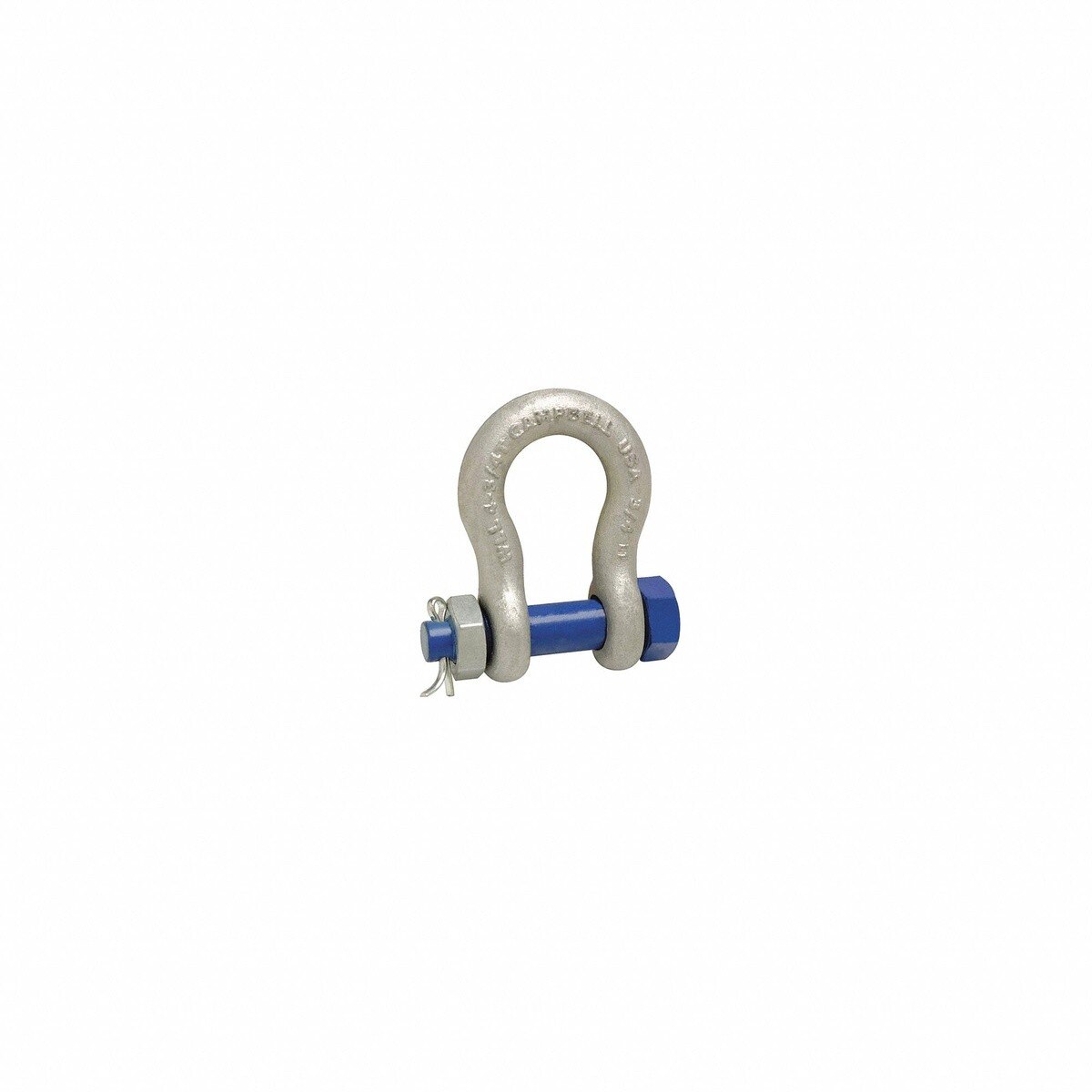 Campbell 5390435 1/4" Bolt Type Anchor Shackle Forged Carbon Steel Galvanized