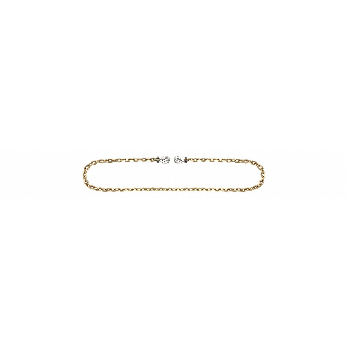 Campbell Chain 0513665 3/8" x 20' Grade 70 Binder Chain, w/ Clevis Grab Hooks Each End