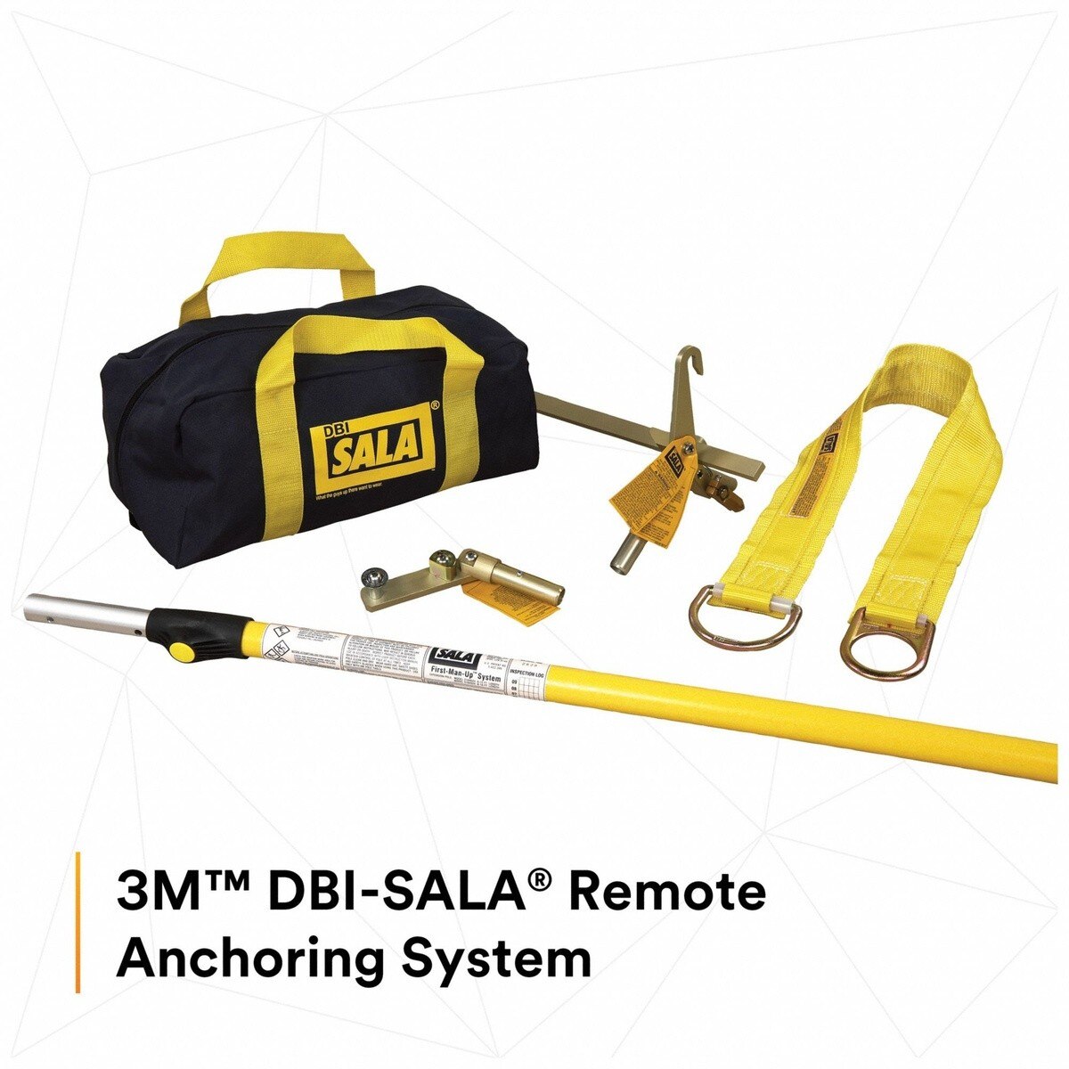 3M DBI-SALA 2104531 Remote Anchoring System with 8-16' Pole Pass-Through Anchor - 3