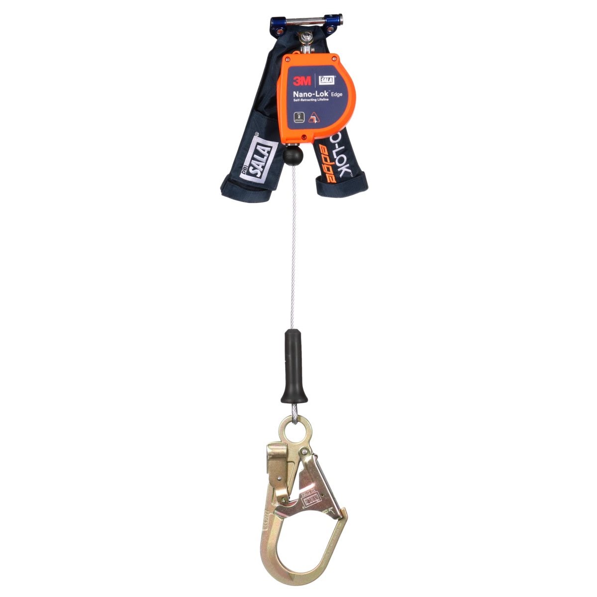 DBI Sala 3500292 Nano-Lok Edge Self-Retracting Lifeline Quick Connect 7.3' Galvanized Cable Steel Rebar Hook Class 2 (7012828693) - 3
