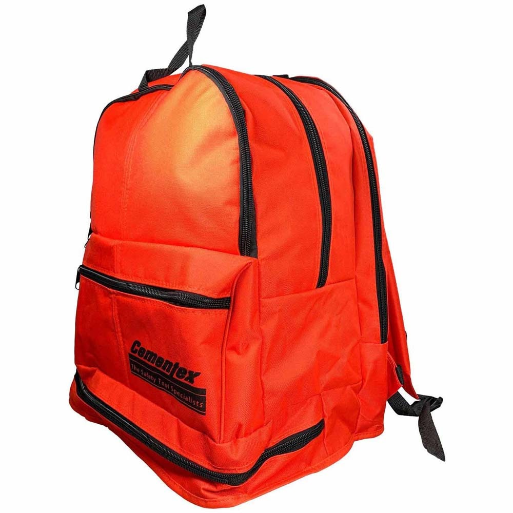 Cementex ST-BPD Deluxe Backpack for Arc Flash Gear, Safety Red-Orange (Each) - 2